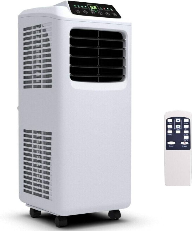 Photo 1 of 

Photo for Reference Only***COSTWAY 8000 BTU Portable Air Conditioner, 3-in-1 Air Cooler w/Built-in Dehumidifier, Fan Mode, Sleep Mode, Remote Control& LED Display, Rooms Up to...
Color:White and Black