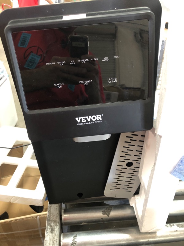 Photo 2 of 
VEVOR Countertop Nugget Ice Maker, 62lbs in 24Hrs, Auto Dispense Self-Cleaning Nugget Ice Maker with Water Pipe, Water Filter and Drainpipe, Automatic Water...