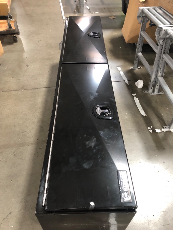 Photo 1 of 
Buyers Products 1702310 Black Steel Underbody Truck Box with T-Handle Latch, 18 x 18 x 48 Inch, Contractor Toolbox With Durable Lock, Job Tool Chest For...
Size:18 x 18 x 48