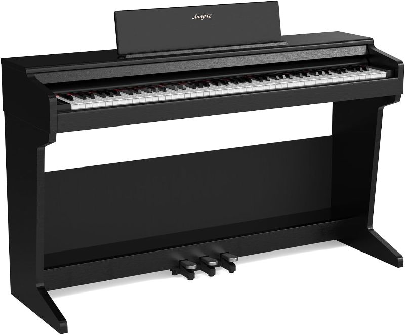 Photo 1 of *NEW* Digital Piano, Full Size 88 Key Weighted Hammer Professional Home Digital Piano, Stand Electric Piano for Beginner/Adults with Furniture Stand, Three Pedal, Power Supply, MIDI (Without Stool)
