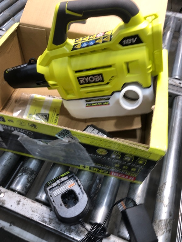 Photo 2 of * MISSING PROPER BATTERY UNABLE TO TEST* RYOBI ONE+ 18-Volt Lithium-Ion Cordless Mister with 2.0 Ah Battery and Charger Included