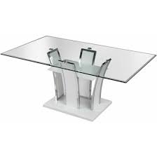 Photo 1 of **LEGS ONLY DOESNT INCLUDE GLASS TOP**
Dining Table Legs for Glenview CM8372WH-T-TABLE 72" 
