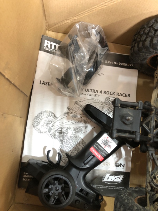 Photo 4 of ***USED - DAMAGED - MISSING PARTS - SEE COMMENTS***
Losi 1/10 Lasernut U4 4 Wheel Drive Brushless RTR Battery and Charger not included with Smart ESC Blue LOS03028T1