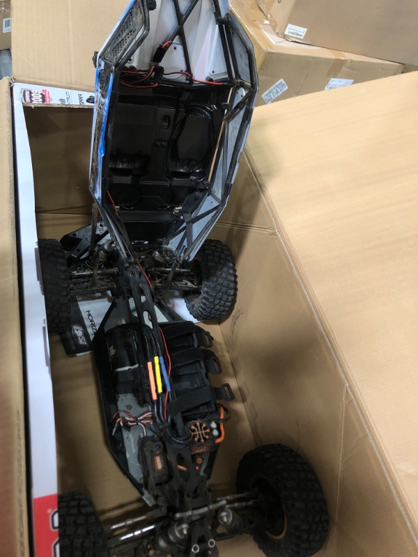 Photo 9 of ***USED - DAMAGED - MISSING PARTS - SEE COMMENTS***
Losi 1/10 Lasernut U4 4 Wheel Drive Brushless RTR Battery and Charger not included with Smart ESC Blue LOS03028T1