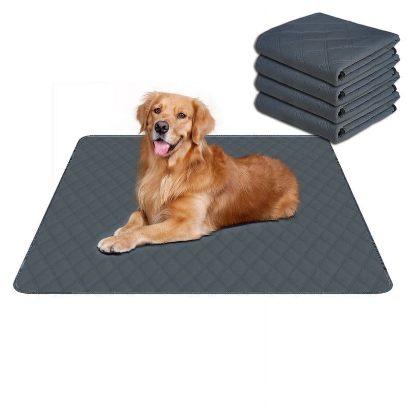 Photo 1 of  Washable Pee Pads for Dogs, Puppy Pads for Potty Training with Leakproof Bottom. Dark Gray