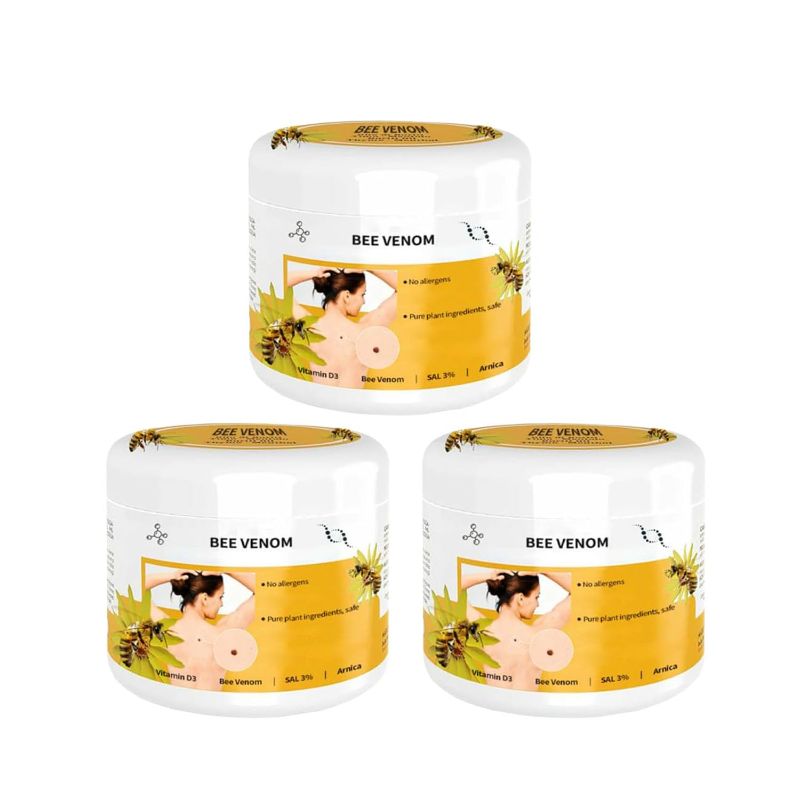 Photo 1 of 3Pcs Tag Recede Bee Venom, Bee Venom Repair Cream, Hydrating Moisturizing Cream for Men&Women, All Skin