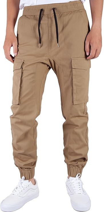 Photo 1 of  COT-DATH Cargo Jogger Pants with Big and Deep Pockets for Men SMALL 