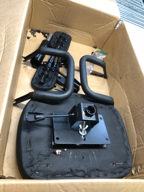 Photo 6 of ***USED - SCRATCHED AND SCRAPED - MISSING NUMEROUS PARTS - UNABLE TO VERIFY FUNCTIONALITY***
Ergonomic Kneeling Chair with Wood Back Support, Adjustable Desk Chair for Home and Office, Reduce Pressure on Your Shins with Adjustable footrest,Brake Casters,B