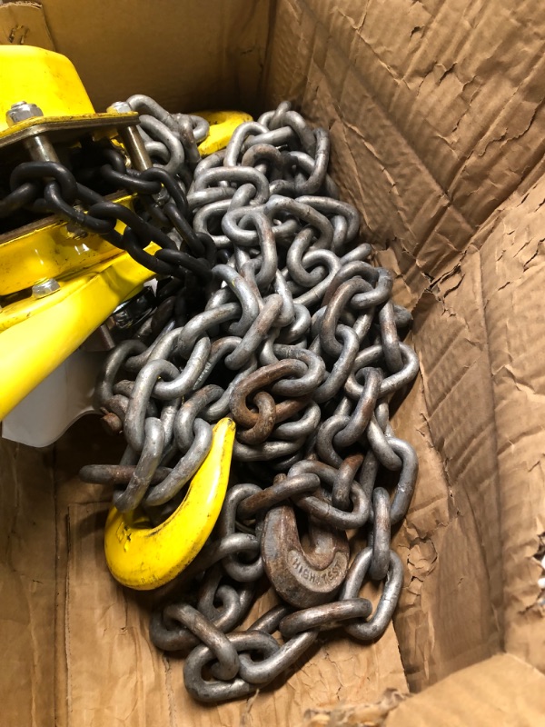 Photo 4 of 1.5 Ton Manual Lever Chain Hoist, G80 Galvanized Carbon Steel with Weston Double-Pawl Brake, Chain Come Along and Safety Measures for Chain Fall
