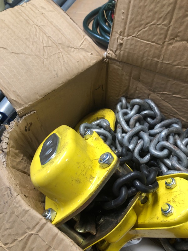 Photo 5 of 1.5 Ton Manual Lever Chain Hoist, G80 Galvanized Carbon Steel with Weston Double-Pawl Brake, Chain Come Along and Safety Measures for Chain Fall
