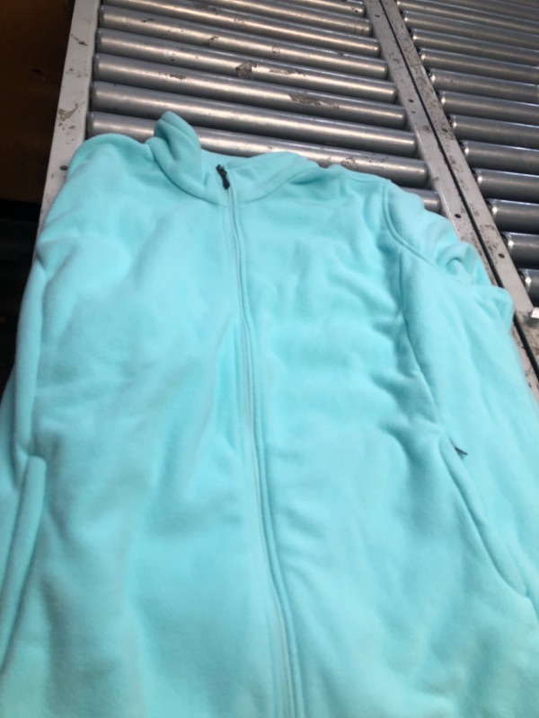 Photo 2 of Amazon Essentials Light Blue Sherpa Jacket 