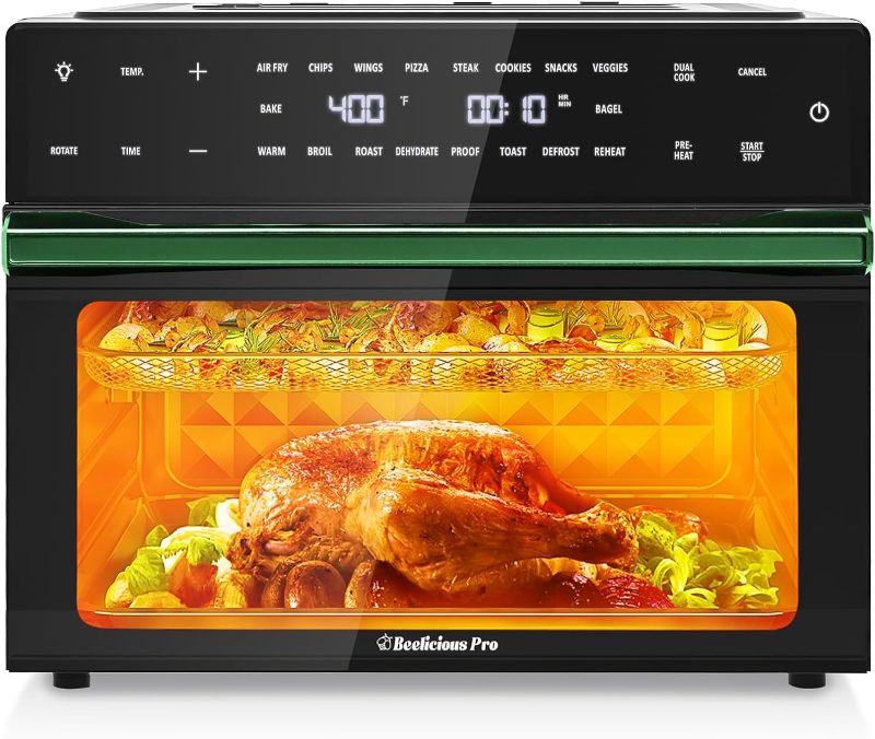 Photo 2 of 32QT Extra Large Air Fryer, 19-In-1 Air Fryer Toaster Oven Combo 