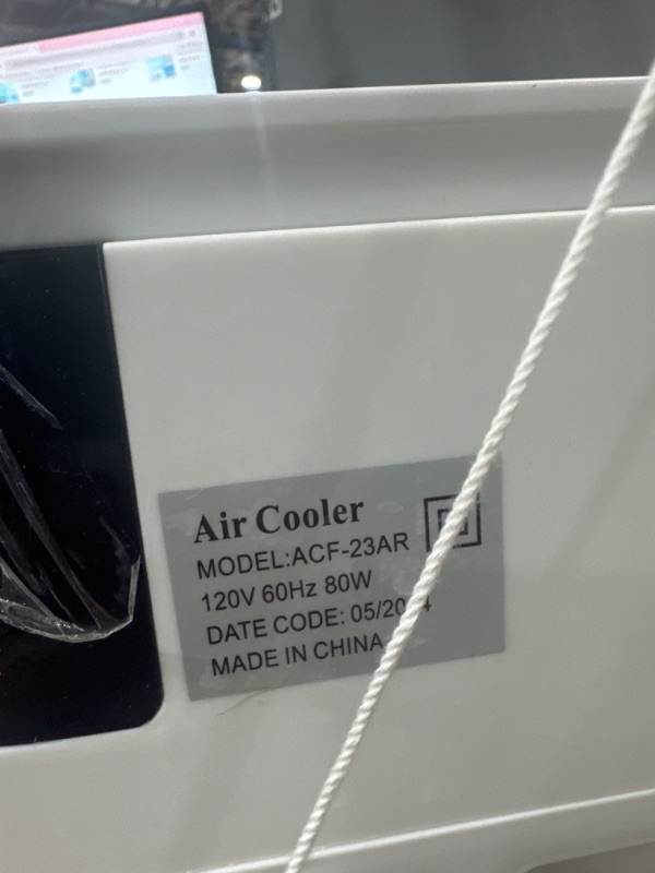 Photo 3 of *POWERS ON** Evaporative Air Cooler, 3500CFM 3-in-1 Swamp Cooler with 7.5Gal Water Tank, 120° Oscillation, 3 Speeds 3 Modes, 4 Ice Packs, 12H Timer, Remote, Portable Air Conditioner for Room, Home & Office
