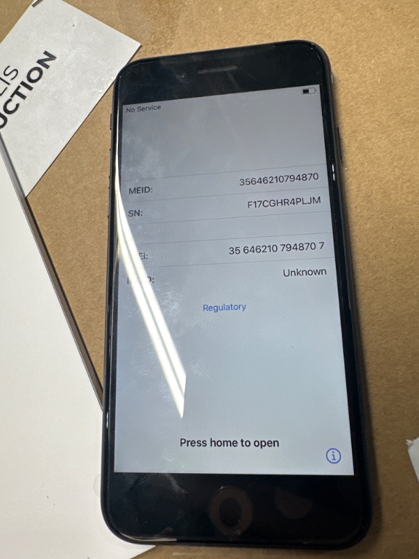 Photo 1 of Apple New Total Wireless Prepaid - Apple iPhone SE (64GB) - Black [Locked to Carrier – Total Wireless] Black 64GB