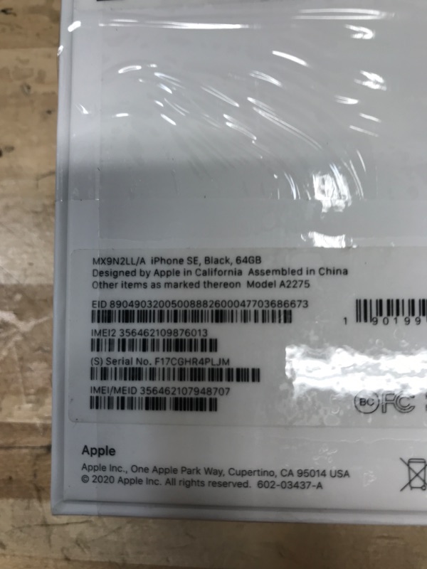 Photo 1 of Apple New Total Wireless Prepaid - Apple iPhone SE (64GB) - Black [Locked to Carrier – Total Wireless] Black 64GB