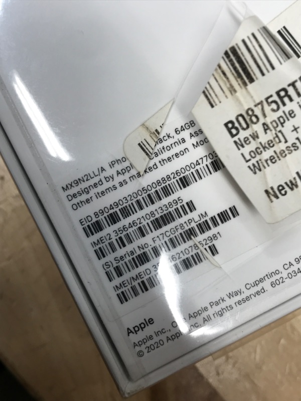 Photo 1 of Apple New Total Wireless Prepaid - Apple iPhone SE (64GB) - Black [Locked to Carrier – Total Wireless] Black 64GB