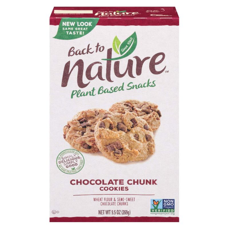 Photo 1 of Back To Nature Mini Chocolate Chunk Cookies - Case of 4/6 pack, 1.25 oz