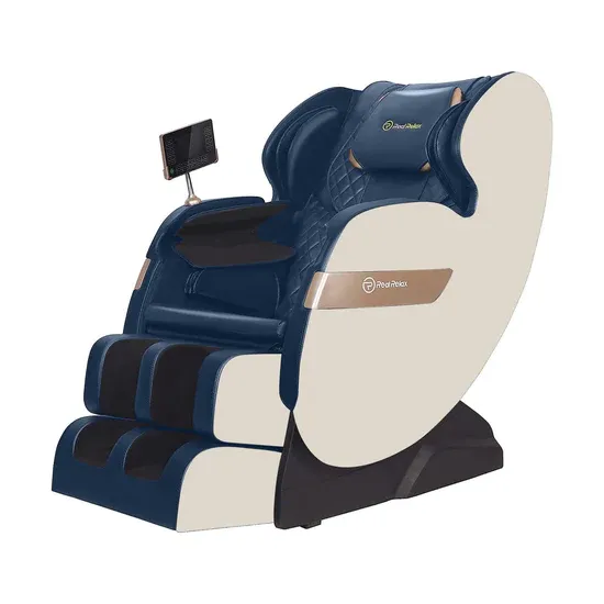 Photo 1 of ***SEE NOTES*** 
Favor-03 plus Khaki color Full Body Zero Gravity Shiatsu Recliner with Bluetooth and Led Massage Chair
