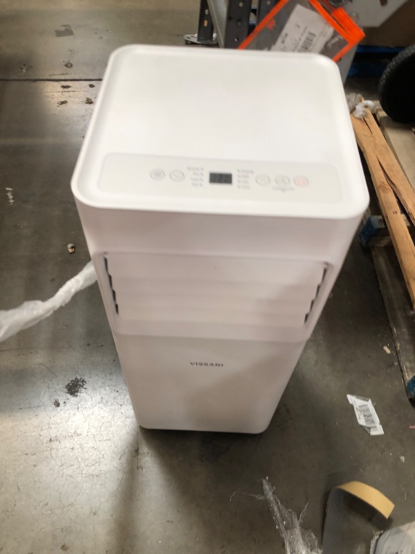 Photo 3 of **Parts Only** 5,000 BTU 115-Volt Portable Air Conditioner for 150 sq. ft. Rooms with Dehumidifier and Remote in White