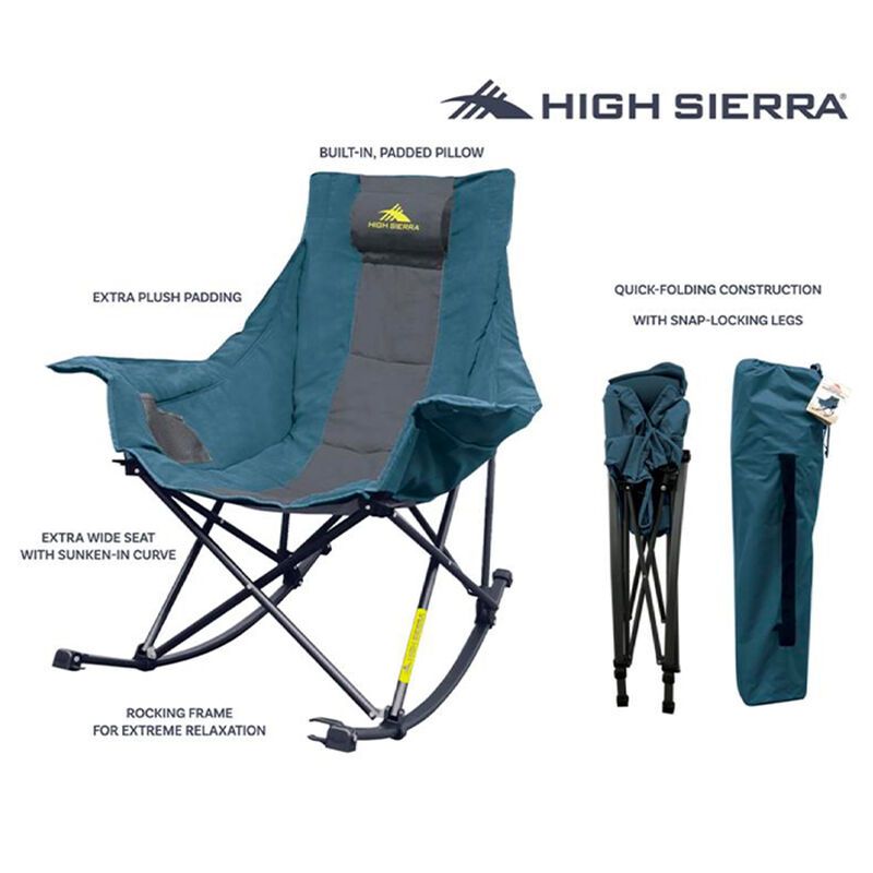 Photo 1 of * SEE NOTES*High Sierra Plush Rocking Camp Chair
