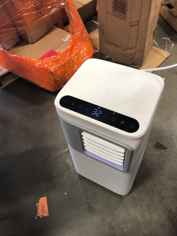 Photo 2 of 12,000 BTU Portable Air Conditioner Cools Up to 500 Sq.Ft, 3-IN-1 Energy Efficient Portable AC Unit with Remote Control & Installation Kits for Large Room, Campervan, Office, Temporary Space