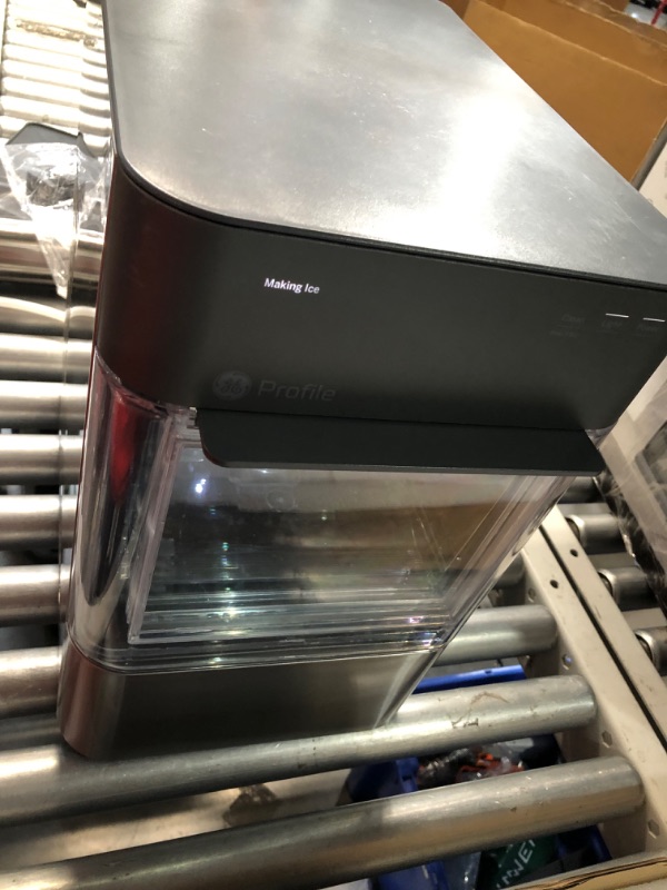 Photo 11 of ***USED - DAMAGED - MISSING PARTS - SEE COMMENTS***
GE Profile Opal 2.0 XL with 1 Gallon Tank, Chewable Crunchable Countertop Nugget Ice Maker, Scoop included, 38 lbs in 24 hours, Pellet Ice Machine with WiFi & Smart Connected, Stainless Steel Opal 2.0 + 