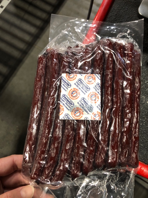 Photo 1 of (***NON REFUNDABLE***)(EXP DATE: DEC 2024) Tillamook Country Smoker Real Hardwood Smoked Sausages, Hunter's Sausage Meat Sticks, Low Carb, High Protein, Ready to Eat Snacks, 36 Count Bulk Pack Hunter's Sausage Smoked Sticks 1 Pound (Pack of 1) DEC 2024