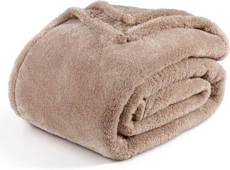 Photo 1 of 
Berkshire Blanket Classic Extra-Fluffy™ Plush Throw Blanket, Soft Fuzzy Fluffy Long Hair Throw Blanket for Couch Sofa Bed, Peanut, 50x60 Inches