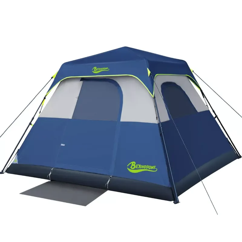 Photo 1 of ***USED - LIKELY MISSING PARTS - UNABLE TO VERIFY FUNCTIONALITY***
BEYONDHOME Instant Cabin Tent, 4 Person Camping Tent Setup in 60 Seconds with Rainfly & Windproof Tent with Carry Bag for Family Camping & Hiking, Upgraded Ventilation 8 Person Larger Room