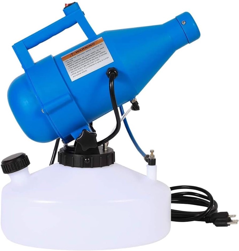 Photo 1 of 4.5L (1.2 Gallon) Electric ULV Portable Fogger Sprayer Machine Cold Fogger Machine Spraying Distance 30ft for Home,Hotel,Church,School,Yard