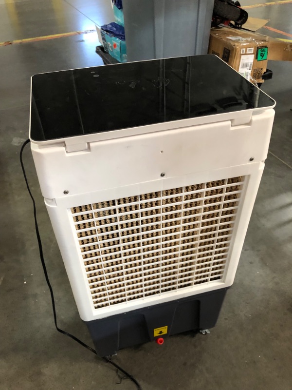 Photo 7 of ***USED - POWERS ON - UNABLE TO TEST FURTHER - MISSING ICE PACKS***
Evaporative Air Cooler, 3500CFM 3-in-1 Swamp Cooler with 7.5Gal Water Tank, 120° Oscillation, 3 Speeds 3 Modes, 4 Ice Packs, 12H Timer, Remote, Portable Air Conditioner for Room, Home & O