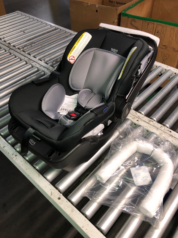 Photo 2 of (READ FULL POST) Britax Willow S Infant Car Seat with Alpine Base, ClickTight Technology, Rear Facing Car Seat & BOB Gear® Wayfinder™ Jogging Stroller Infant Car Seat Adapter, Compatible with Select Britax, Nuna Graphite Onyx Car Seat + Adapter