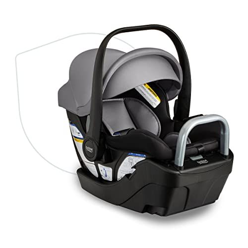 Photo 1 of (READ FULL POST) Britax Willow S Infant Car Seat with Alpine Base, ClickTight Technology, Rear Facing Car Seat & BOB Gear® Wayfinder™ Jogging Stroller Infant Car Seat Adapter, Compatible with Select Britax, Nuna Graphite Onyx Car Seat + Adapter