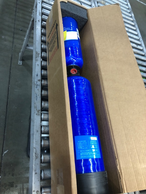 Photo 2 of Aquasana Whole House Water Filter System - Carbon & KDF Home Water Filtration - Filters Sediment & 97% Of Chlorine - 600,000 Gl - EQ-600 box 1 of 2