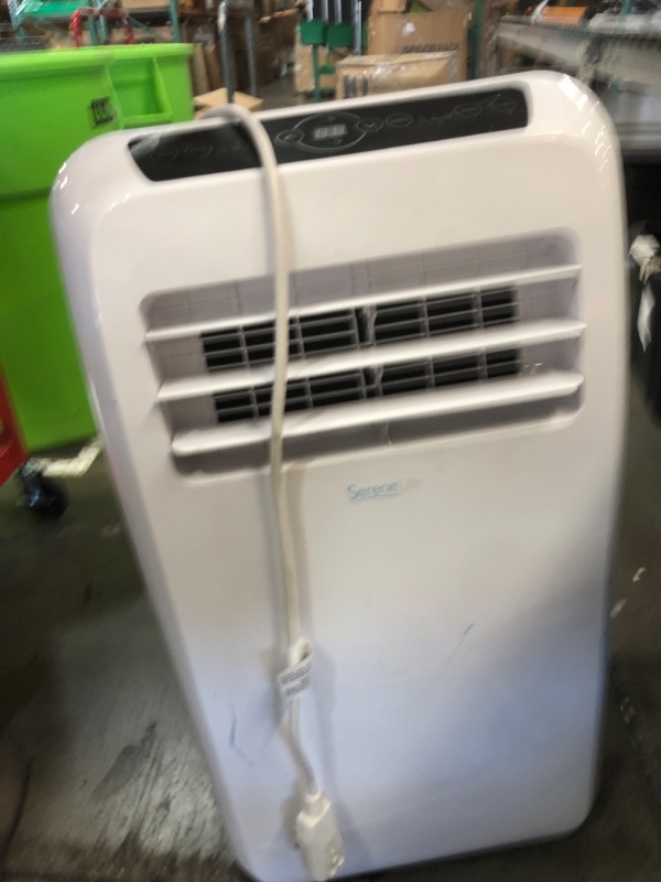 Photo 2 of *PARTS ONLY**SereneLife Small Air Conditioner Portable 10,000 BTU with Built-in Dehumidifier + Heat - Portable AC unit for rooms up to 450 sq ft - Remote Control, Window Mount Exhaust Kit