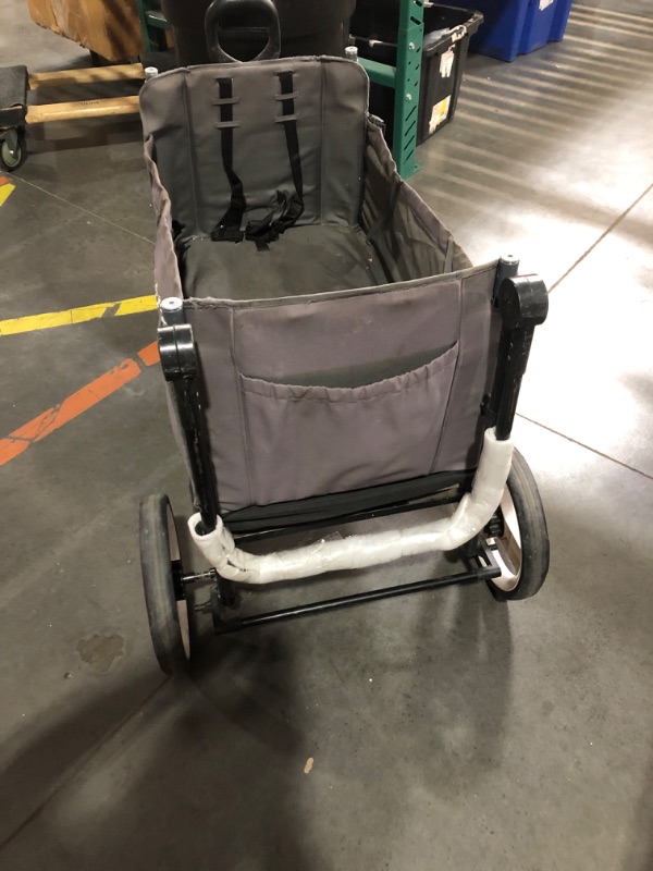 Photo 4 of ***HEAVILY USED AND DIRTY - SEE PICTURES - LIKELY MISSING PARTS***
Radio Flyer City Luxe Stroll ‘N Wagon, Grey with Parent Caddy and Internal Storage Pockets, for 1+ Years