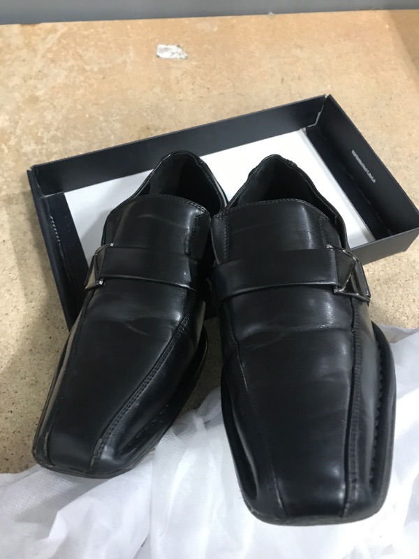 Photo 2 of Bruno Marc Men's Giorgio Leather Lined Dress Loafers Shoes,Size 7.5,Black,Giorgio-3