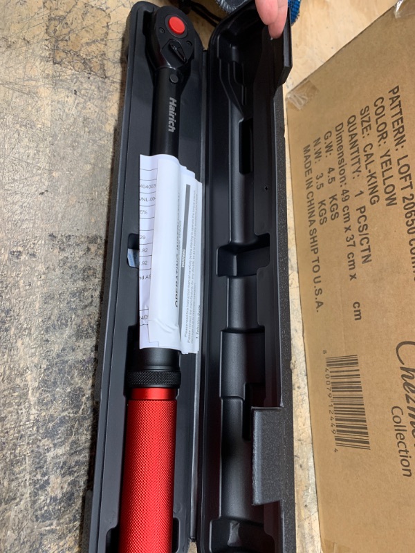 Photo 2 of 1/2 Inch Drive Click Torque Wrench, Dual-direction Torque Wrench 10-170.0ft.lb/13.60-230.5Nm, 72-tooth Torque Wrenches with Dual Range Scales, ±3% High Precision Torque Wrench For Bike
