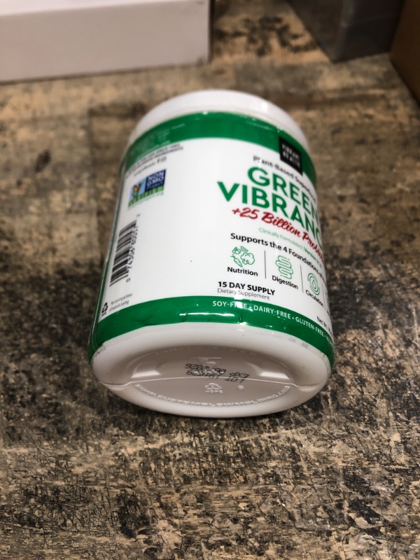 Photo 2 of *6/2026* 
Vibrant Health Green Vibrance Version 14.3 Daily Superfood - 6.4 oz canister