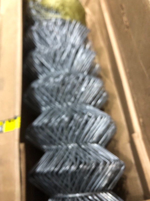 Photo 2 of 13 Gauge Galvanized Wire Fence Diamond Hole 2.5in 24inX33ft Chicken Wire Fencing Chain Link Fence Garden Fencing Poultry Netting/Fencing for Yard