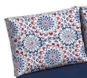 Photo 1 of  Outdoor Loveseat Cushion Clark Blue