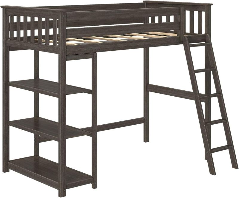 Photo 1 of *partial set** High Loft Bed, Twin Bed Frame For Kids With Bookcase