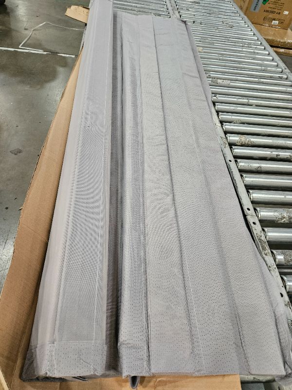 Photo 2 of *see notes** 0.75” horizontal Heavy Duty Mattress Support Wood Slats with Cover, Full, Gray