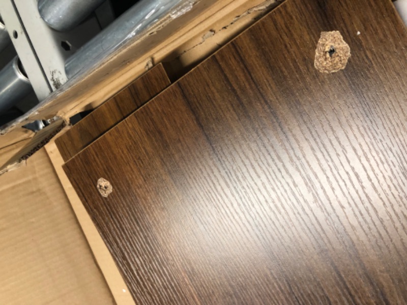 Photo 6 of ***USED - DAMAGED - SEE PICTURES - LIKELY MISSING PARTS***
K-Shaped Desk for Bedroom with Height Adjustable Feet, Home Office Desks, Computer Desk, Small Gaming Desk with Cup holder and Iron Hook 27"