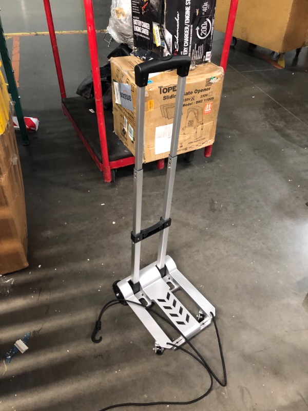 Photo 3 of ***USED - DIRTY - NO PACKAGING***
KEDSUM Foldable Aluminum Panel Hand Truck, Portable 270 lbs Lightweight Utility Cart for Travel, Shopping, Office Use