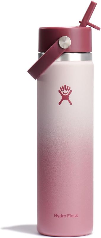 Photo 1 of (READ FULL POST) HYDRO FLASK MUAVE OMBRE WHITE 24OZ 