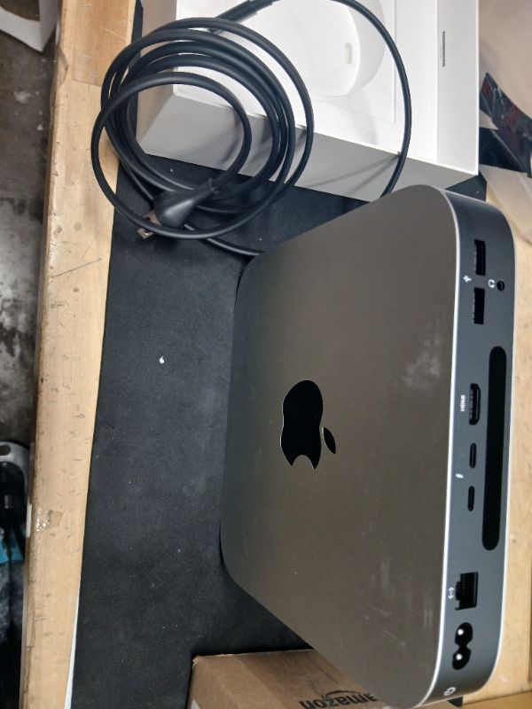 Photo 8 of Apple 2023 Mac Mini Desktop Computer with Apple M2 chip with 8?core CPU and 10?core GPU, 8GB Unified Memory, 256GB SSD Storage, Gigabit Ethernet. Works with iPhone/iPad--SN---H97CXJVP6X
