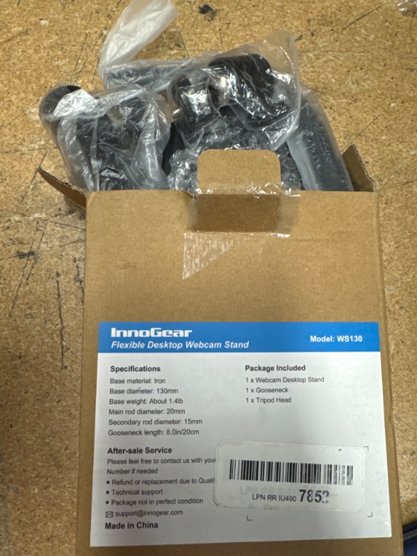 Photo 2 of ***USED - LIKELY MISSING PARTS - UNABLE TO VERIFY FUNCTIONALITY***
InnoGear Webcam Stand