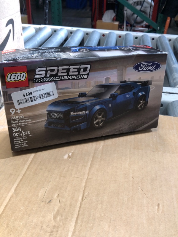 Photo 2 of **FACTORY SEALED**
Speed Champions Ford Mustang Dark Horse Sports Car Toy 76920