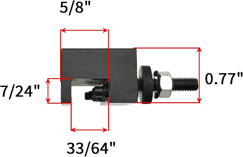 Photo 1 of (SINGLE) Lzcdelyxiao 250-001 Quick Change Turning Tool, OXA, Quick Change Turning & Facing Tool Holder, Wedge Style